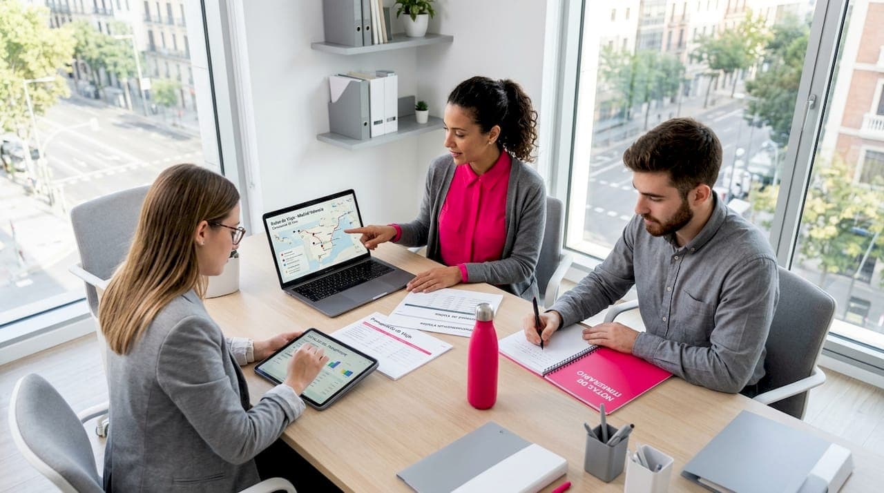 Cómo coordinar viaje corporativo para grupos grandes